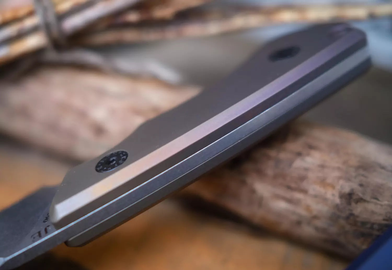 SK09 Titan Bronze Anodisiert – 14C28 mit Kydex-Scheide