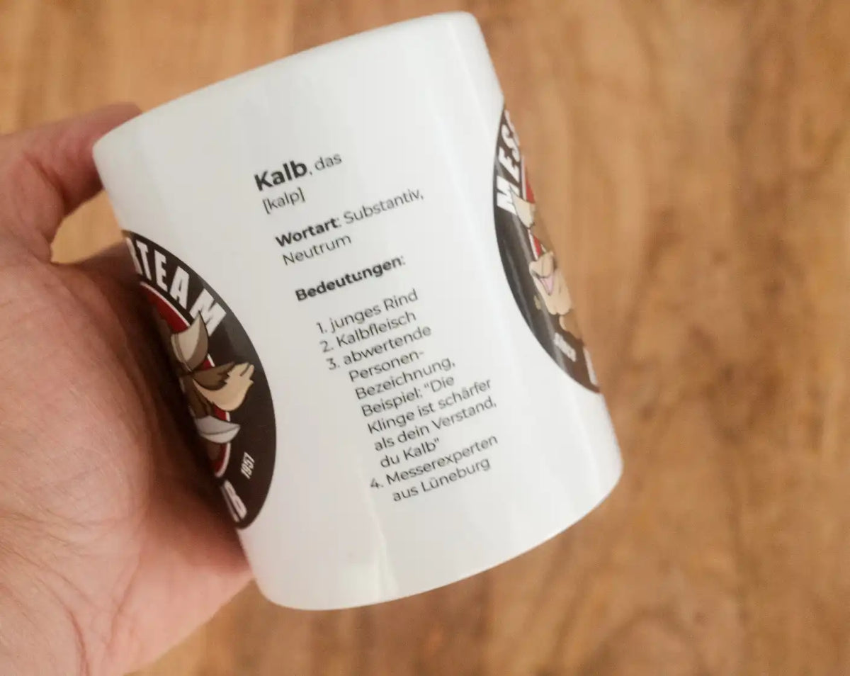 Mug Knife Team Calf "Mad Cow"