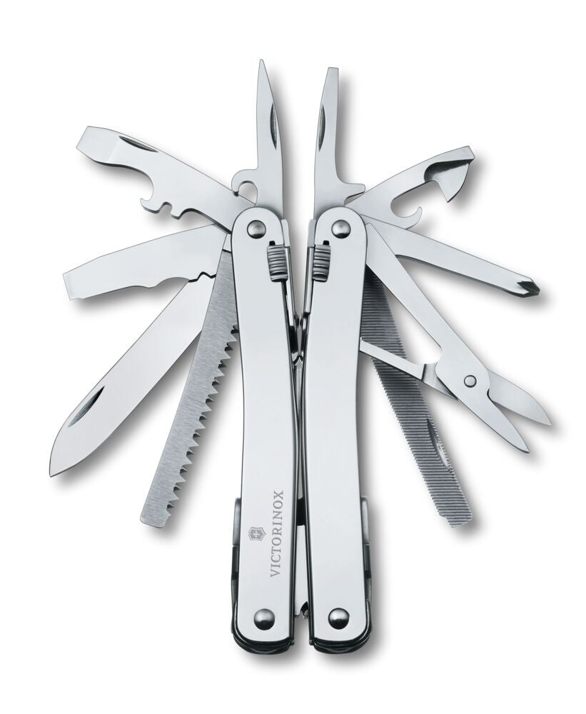 Victorinox Swiss Tool Spirit X Plus mit Bit-Schlüssel und Leder-Etuit