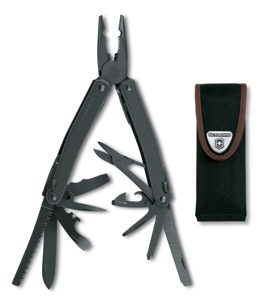 Victorinox Swiss Tool Spirit XBS Schwarz mit Nylon-Etuit